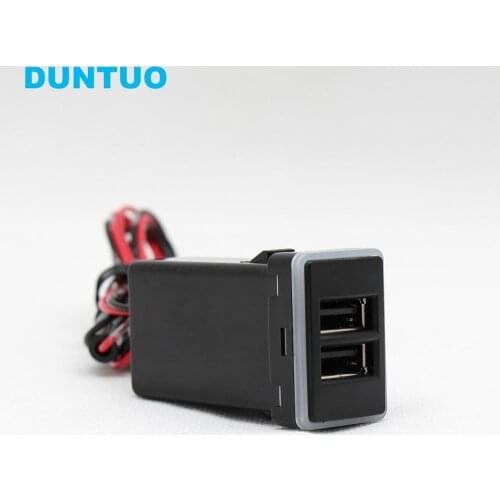 QC3.0 Quickcharge Car Charger Double USB Phone PDA DVR Adapter For Mitsubishi Outlander 2019
