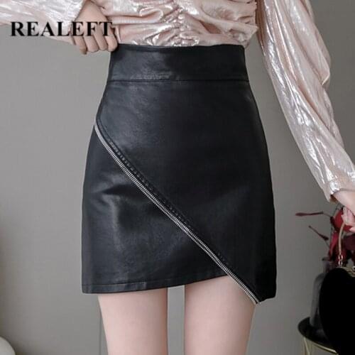 REALEFT High-waisted Pencil Skirts