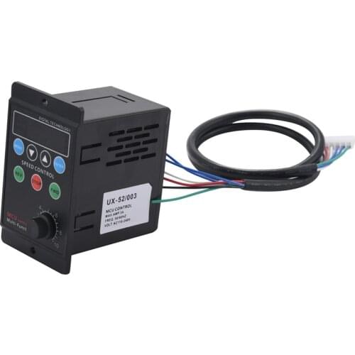 Ux-52 Digital Display Motor Speed Controller Motor Governor Soft Start Tools 220V Ac 6W-400W