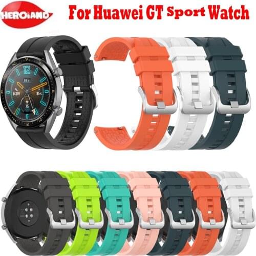 For Huawei Watch GT Strap for samsung galaxy watch 46mm Strap silicone 22mm watch band smartwatch For Gear S3 Frontier Bracelet