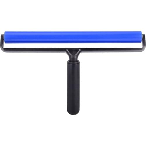 12 Inch Wide Glue Silicone Soft Rubber Pasting Roller Squeegee Rolling Wheel Anti-Static Sticky Deadener Automotive