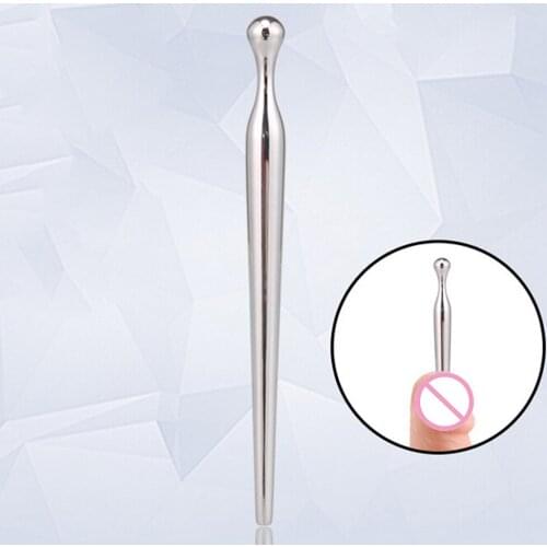 Sex Toys 100mm Stainless Steel Penis Plug Urethral Sounds Sex Toys Stretching Male Chastity Device Urethral Dilators Catheters