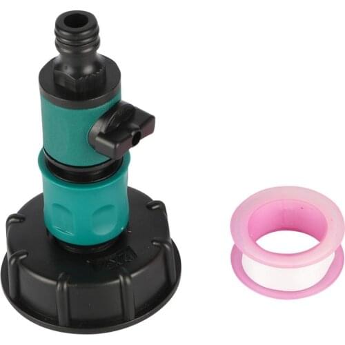 Garden IBC Tank Tap Adapter Connector to Replacement Quick Valve Fitting Ton Barrel Joints Water Tank Water Pipe Connect Device