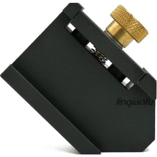 Steel ruler positioning block, woodworking scribe positioner, fixed block, ruler, aluminum alloy line drawing tool