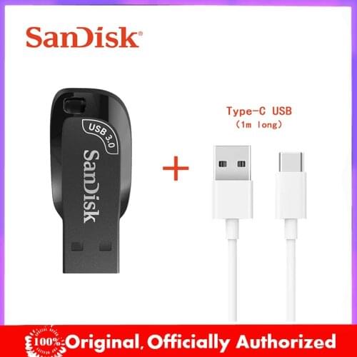 SanDisk USB 3.0 USB Flash Drive CZ410 32GB 64GB Pen Drive Memory Stick Black U Disk 128GB 256GB Mini Pendrive