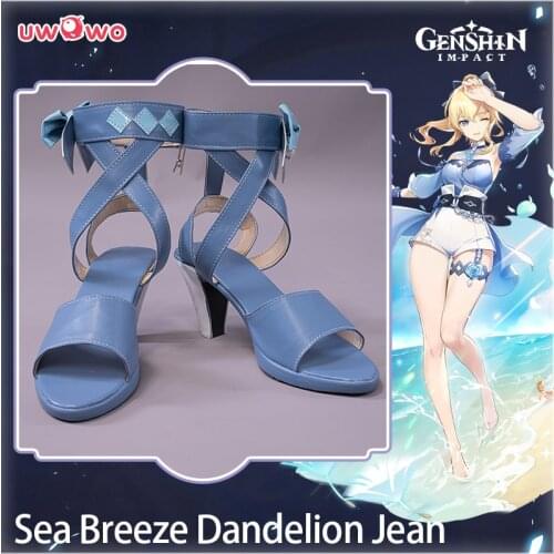 PRE-SALE UWOWO Game Genshin Impact Jean Summer Outfit Sea Breeze Dandelion Cosplay Shoes
