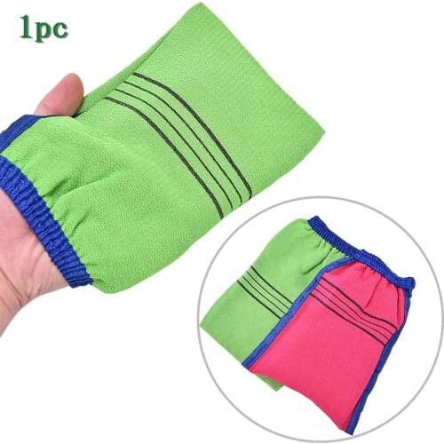 1 Pcs Magic Peeling Glove Korea Style Scrub Mitt Exfoliating Tan Removal Mitt Bath Shower Gloves 14cmx17cm