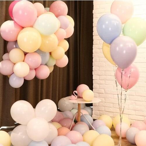 100Pcs 10-inch 2.2g Matte Balloons Happy Birthday Party Wedding Christmas Decorations Balloon Kids Air Balls Globos