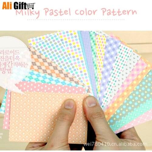 New Arrival2021 photo decoration stickers Milky Pastel Color Pattern Photo Diary Sticker scrapbooking accessories 20 Pcs