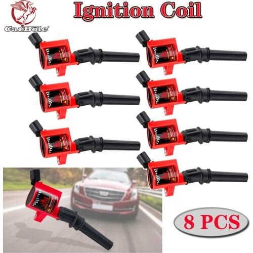 8 Ignition Coil Packs For Ford F150 F250 Mustang Excursion 4.6/5.4L DG508 TRITON Lincoln Town Car 4.6L V8 1998-2009