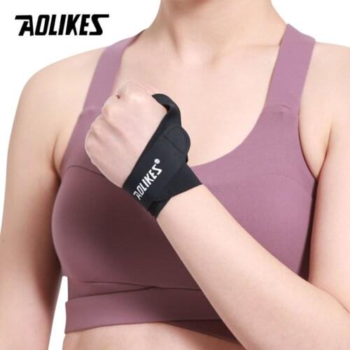 Aolikes 1 Pc Elastic Bandage Wrist Support Thumb Hand Brace Finger Splint Tennis Weightlifting Wrist Protection Finger Splint