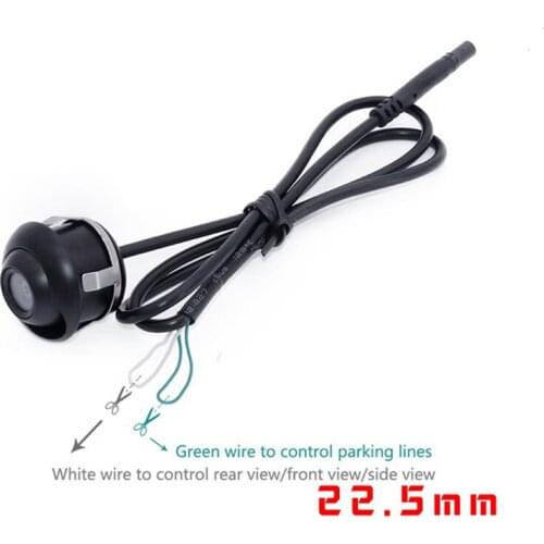 Car Rear Front Side View 360° Rotatable CCD Reversing Backup Camera Night Vision