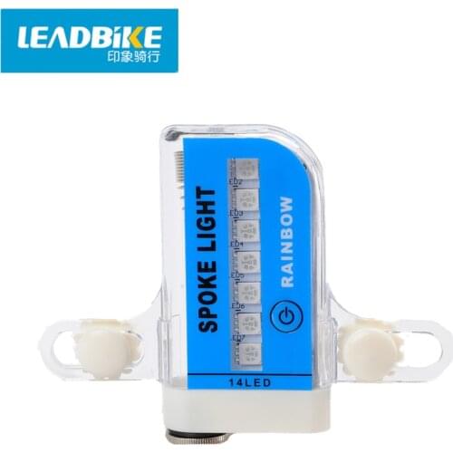 BEADBIKE Bicycle Spoke Light 14 LED Bike Light with No Battery Bicycle Fixed Spoke Warn Light Waterproof Cycling Wheel Lights