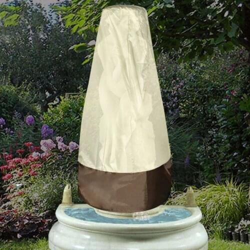 New-Garden Fountain Cover Waterproof Dustproof Cover For Outdoor Accessories Furniture Statue Protective Cover