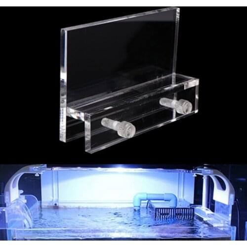 1pc Aquarium Clear Fish Tank LED Light Holder Lamp Fixtures Support Stand Fish Tank Lighting Accessories