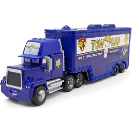 Disney Pixar Cars Lightning Mcqueen No.4 Mark Truck 1:55 Scale Diecast Metal Alloy Model Toys Car For Childrens Best Gifts