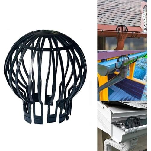 Downpipe Filter Plastic Roof Gutter Balloon Guard Filters for Most Household Downpipes Garden Protective Cover Retail