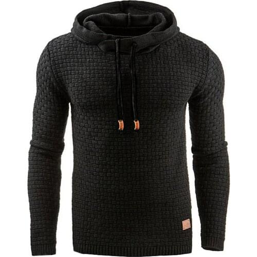 Cardigan sweater men with cap winter long-sleeved sports sleeve sweater fall sweater turtleneck men top warm jacket men 2019