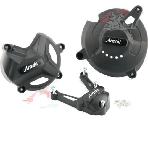 Arashi LOGO For BMW S1000RR & S1000R Engine Cover Set Guard Protector Engine Case Cover Guard 2017