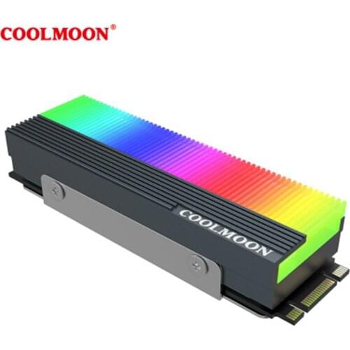 M.2 SSD Hard Drive Radiator Solid State Drive ARGB HeatSink MOBO AURA SYNC