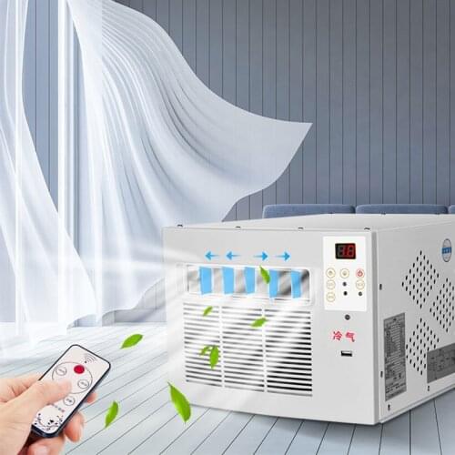220v Mobile small air conditioner refrigerator mini air conditioner mosquito net desktop mini refrigerator pet cooling