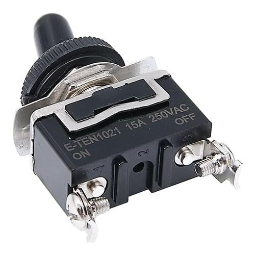 New 12V Heavy Duty On Off Small SPST Toggle Switch Durable Miniature Toggle Switch + Waterproof Cover