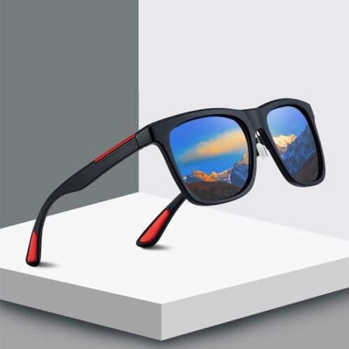 Vintage Square Sunglasses Men Brand Designer Oversized Mirror Driving Sun Glasses Retro EyewearUV400 Oculos De Sol