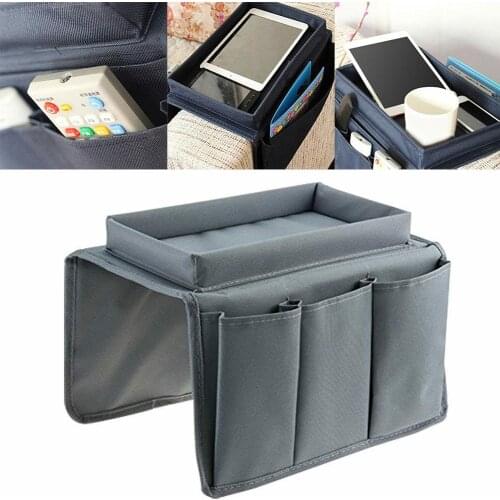 Multi-Pocket Sofa Armrest Hanging Storage Bag Phone Remote Controller Organizer Made of high quality material, durable and anti