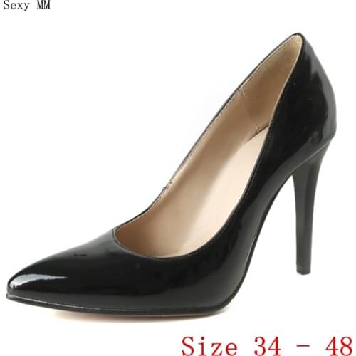 High Heels Women Pumps High Heel Shoes Stiletto Woman Party Wedding Shoes Kitten Heels Plus Size 34 - 48