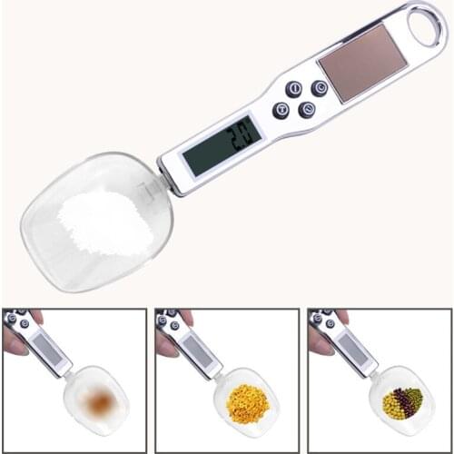8 Pcs Electronic Digital Spoon Scale 300/0.1g Kitchen Scale Measuring Spoon Weight Volumn Food Scales LCD Display Wholesale X2