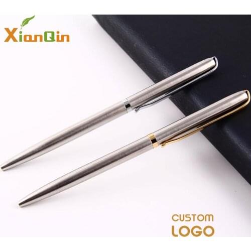 Xianqin Metal Ballpoint Pen 0.7mm Blue Black Luxury Custom Advertising Gift Pen for School Student Stationery Office Supplies