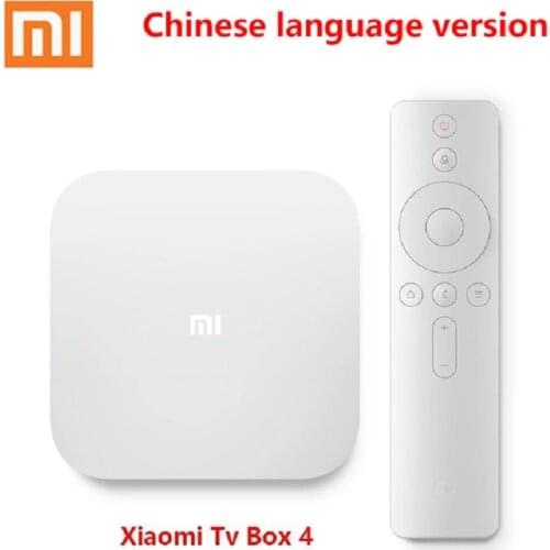 XiaoMi Mi Box 4S Pro 1.9GHz Amlogic Quad-core 5G WiFi BT Android 8K HDR Smart Streaming Media Player Chinese version