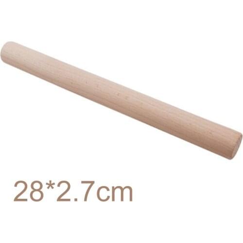 1pc Rolling Pin Handle Pastry Chapati Cooking Cake Baking Stick Large Wooden Baking Kitchen Tools 38/29 cm Length