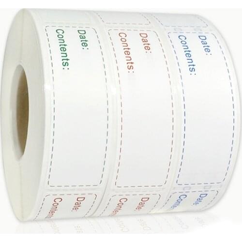 150Pcs/Roll Kitchen Sticker Refrigerator Freezer Food Storage Date Content Label Convenience Label Sticker