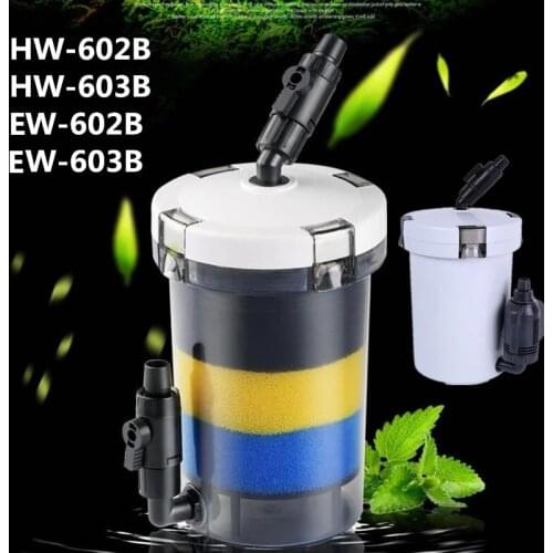 220-240V SunSun Aquarium Filter Barrel Pre-filter Biochemical HW602B/603B LW602B/603B External Fish Tank Bucket Sponge Filter