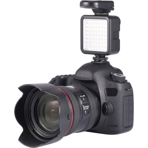 5.5W 800lm 6000K Mini LED Video Light Camera Photo LED Video Light Optional with AC Power Adapter Zoom Lighting Photographic