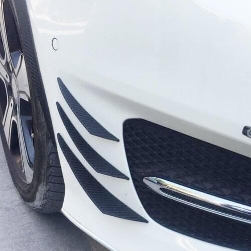 6Pcs Universal Car Body Front Bumper Fins Lip Canards Spoiler Canard Splitter Universal Durable Front Bumper Canard run smoothly