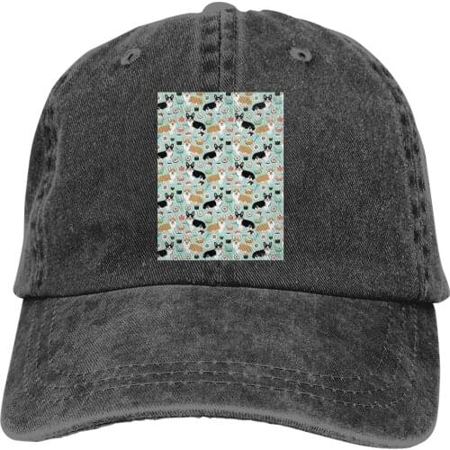 Dog Breeds By Pet Friendly Chiffon The Baseball Cap Peaked capt Sport Unisex Outdoor Custom Sushi Corgi Kwaii Dog Humor Hats