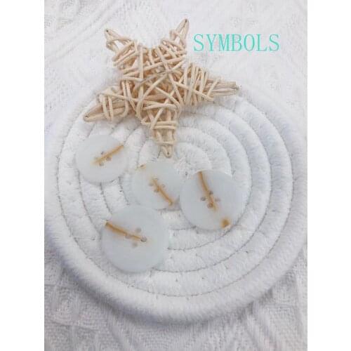 Esin Imitation Horn White Large Buttons For Clothing Sweater Suit Coat Vintage Decorations DIY Accessories Wholesale