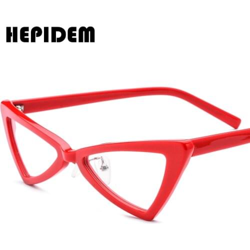 Acetate Glasses Frame Women Brand Designer 2019 New Transparent Clear Eyewear Female Cat Eye Spectacles Eyeglasses for Woman