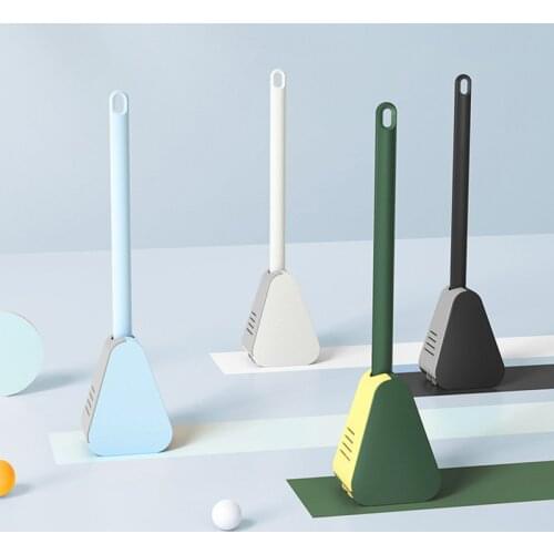 Creative Golf Toilet Brush Silicone Soft Bristles Wave Toilet Brush Drying Holder Bathroom Storage Cleaning Toilet Accessories