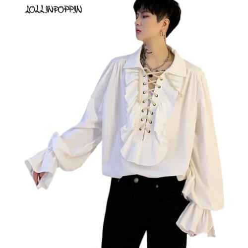 LOLLINPOPPIN Men's Tuxedo Shirts
