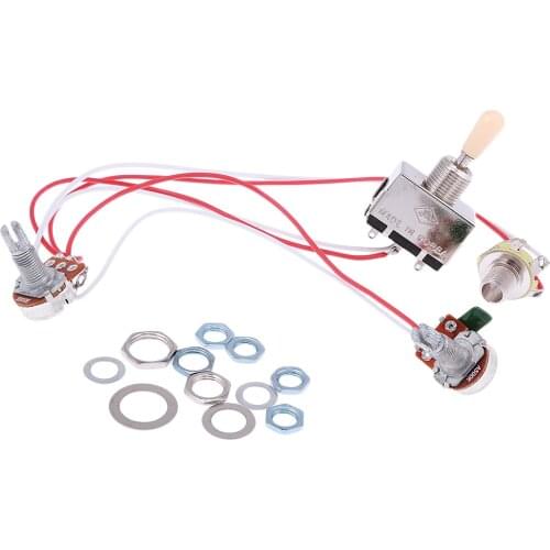 Metal Guitar Wiring Harness 3 Way Switch 1V1T for Electric Guitar Accessory