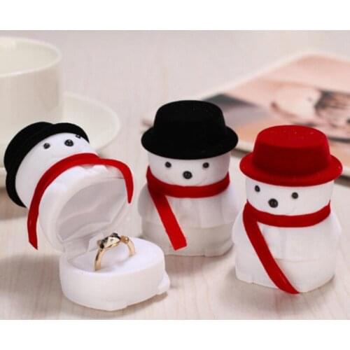 Cute Christmas Doll Box Ring Jewelry Boxes Gift Boxes Gift Bags Greeting Cards Baby Shower Birthday Party Candy Box