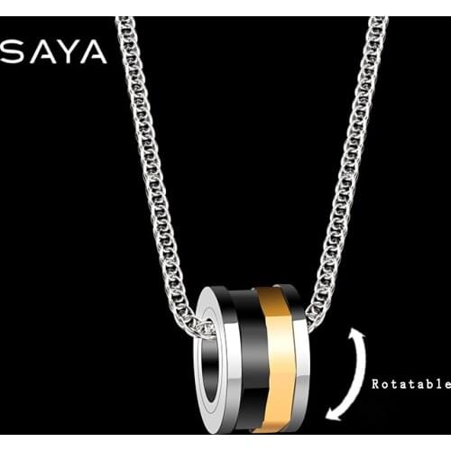 Men Pendant, Tungsten Necklace, Personality Waist Sweater Chain Hip Hop Pendant Clavicle Chain Design, Free Shipping, Engraving