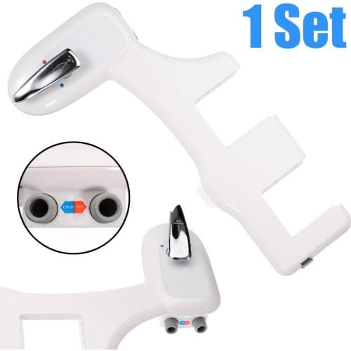 Non-Electric Hot And Cold Water Bidet Toilet Seat Attachment Mayitr Bathroom Washing Gun Self-Cleaning Noozle Hot Selling