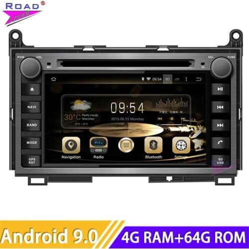Roadlover Android 9.0 Car Multimedia DVD Player Video For Toyota Venza 2008- Stereo GPS Navigation Magnitol 2 Din Autoradio MP3