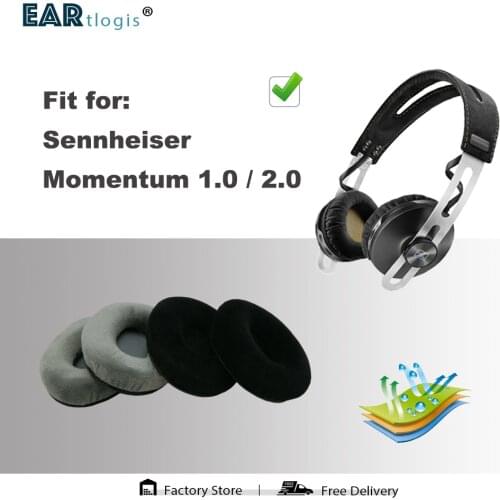 Replacement Ear Pads for Sennheiser Momentum 1.0 / 2.0 Headset Parts Cushion Velvet Earmuff Earphone Sleeve Cover