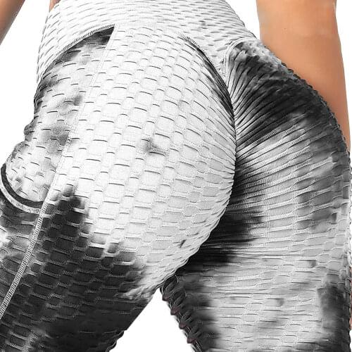 Sport Womens Pants Yoga High Waisted Pants Womens Joggers Fitness Sweatpants For Women Sportwear Grid Tight Sports Leggings