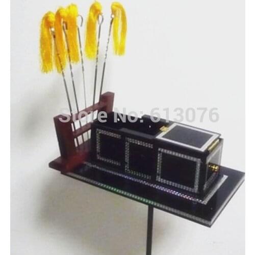 Surprising Dove Box Magic Tricks Magician Stage Vanishing Dove Illusion Accessories Gimmick Comedy Mentalism